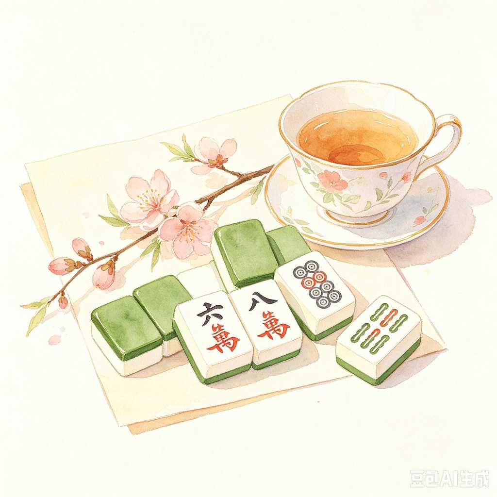 american mahjong tiles color coded