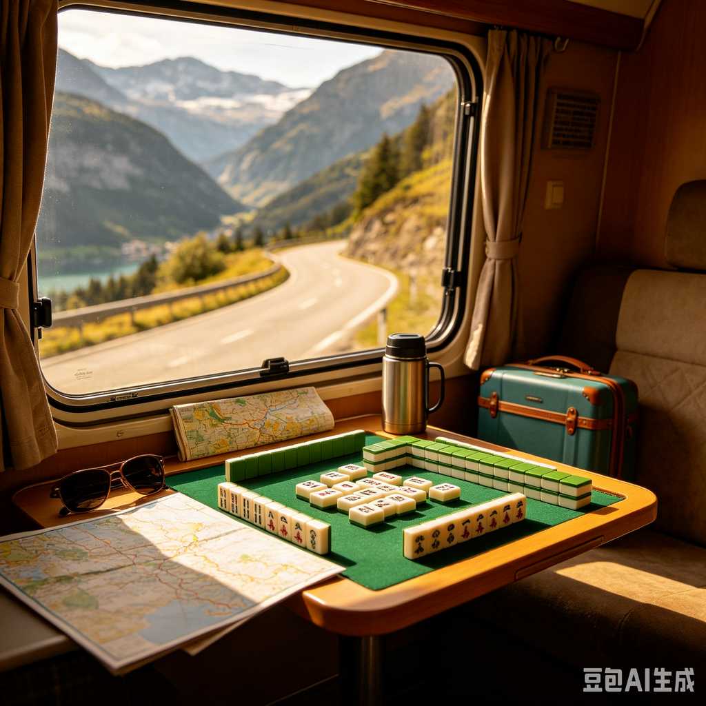 luxury travel mahjong tiles